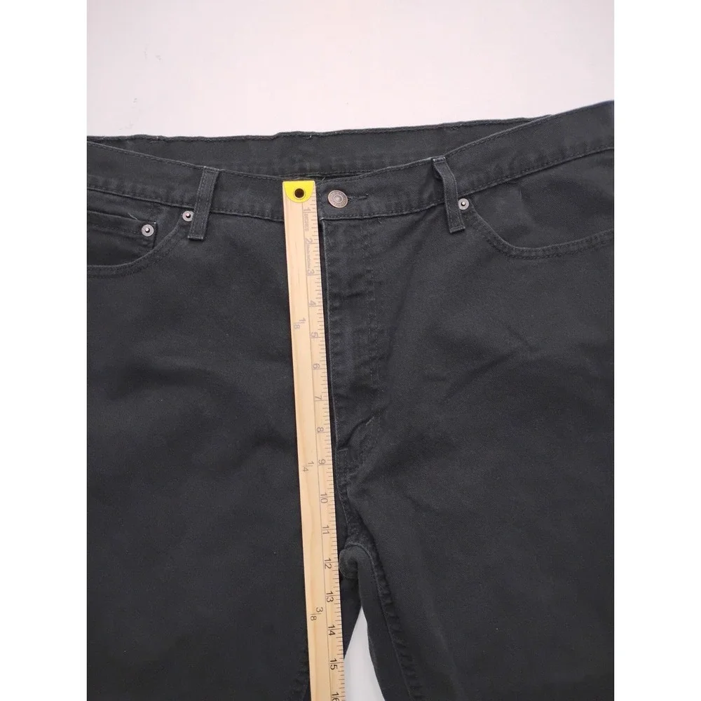 Levis 541 Jeans Mens Black 40x32 Black Straight Dark Wash Denim Skater Punk
